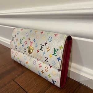 Louis Vuitton x MURAKAMI Monogram Multicolour Portefeuille Sarah Wallet
